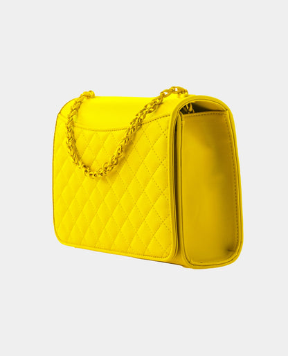 Female's Leather Classic Flap Hand Bag