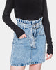 Lightly Washed Denim Skirt